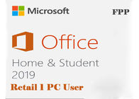 Online Activated Microsoft Office 2019 Home and Student PC Retail Key License FPP
