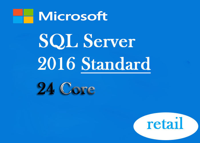 Microsoft SQL Server 2016 24 Core Online License Code Retail Key Global
