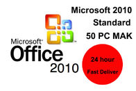 Standard Microsoft Office 2010 Key Code 50 PC Retail Online Activation Word