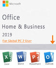Global Microsoft Office 2019 Home And Business Key License 2 PC User