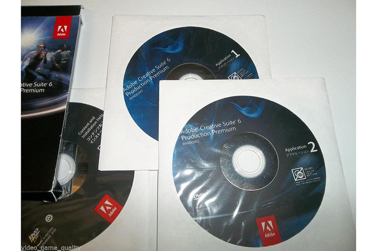 Adobe Creative Suite 6 Production Premium 6 Full Retail License NO Subscription