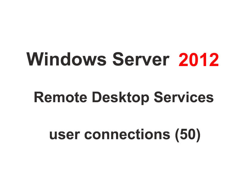 English Windows Server 2012 Remote Desktop Service RDS OPTION 50 USER CALs