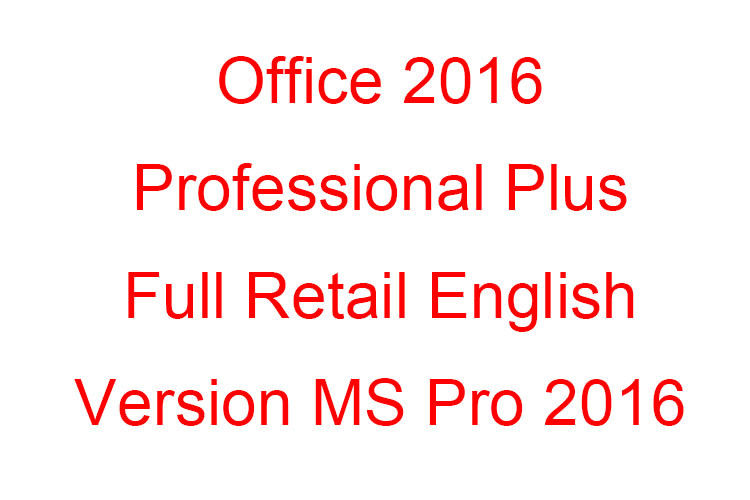 Multilingual Microsoft Office Professional Plus 2016 Retail Key 500 PC 32 64 Bit