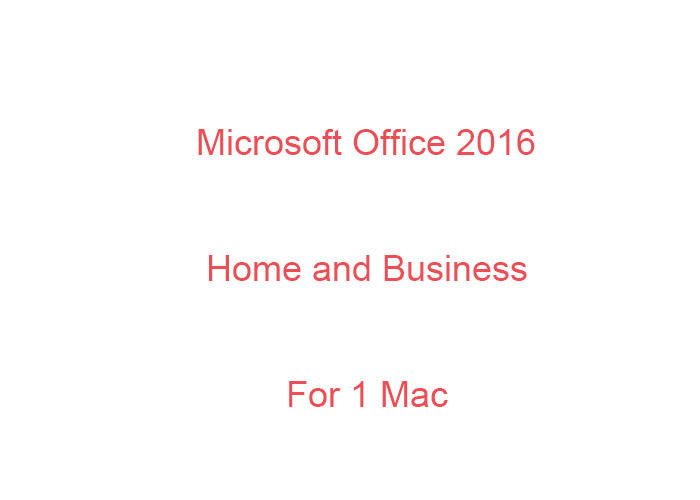 Digital Microsoft Office 2016 Key Code Home And Business For MAC Global 1 MAC