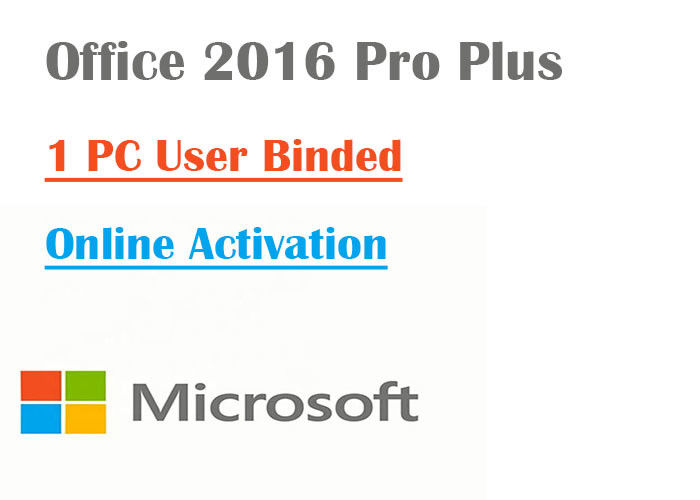 Computer Microsoft Office 2016 Professional Plus Key Code