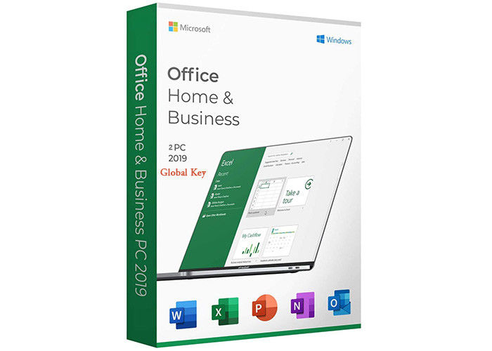 Global Microsoft Office 2019 Home And Business Key License 2 PC User
