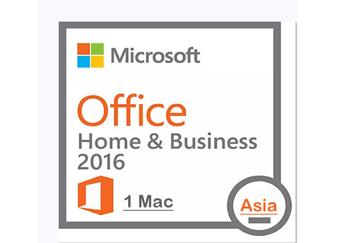 Microsoft Office Home &amp; Business 2016 Key License For Asia Mac
