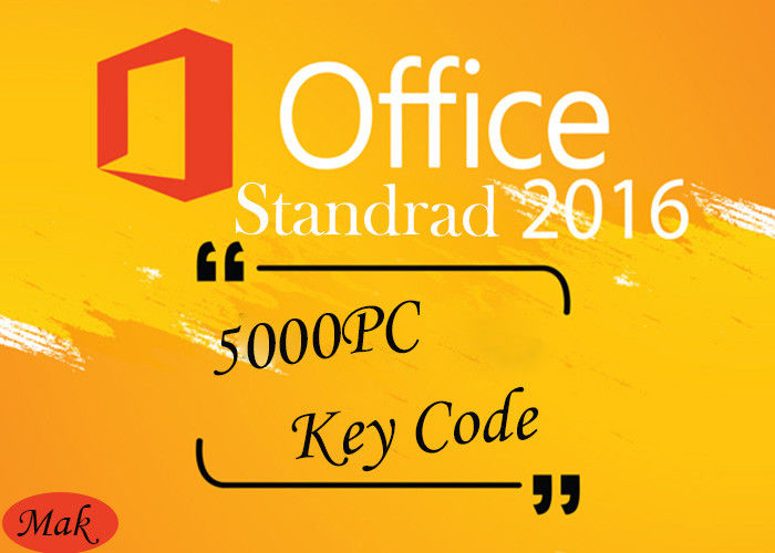 Mak Microsoft Office 2016 Standard Version Key License Online Activated 5000 PC User