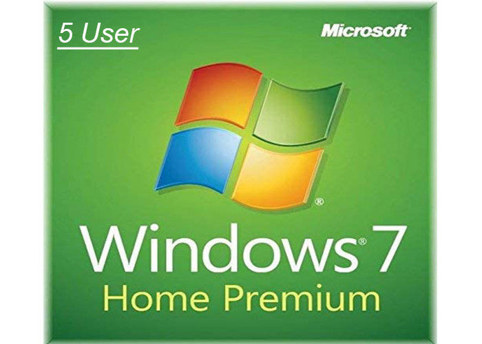 64 Bit Microsoft Windows 7 Home Premium Key Code License 5 User