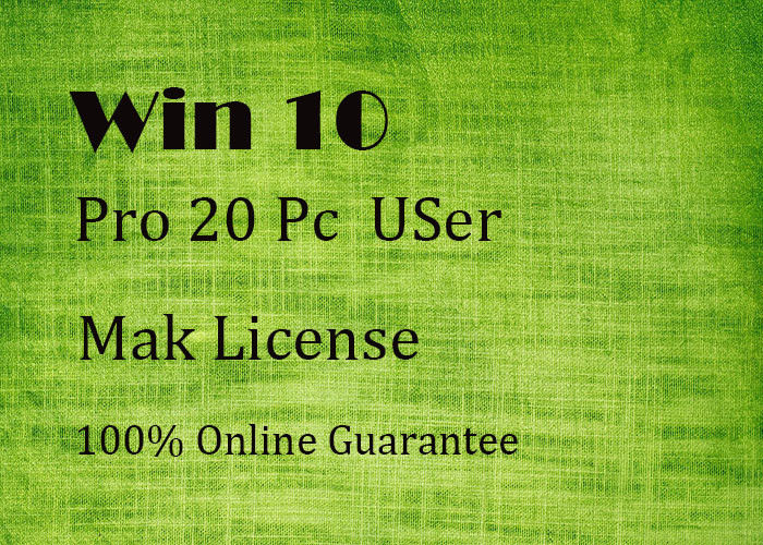 Mak MS Win 10 Pro License Key 20 User Volumn Professional Instant Delivery