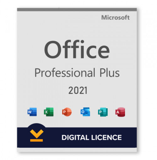 5 Users Microsoft Office 2021 Pro Plus Key Card Activation Online Download