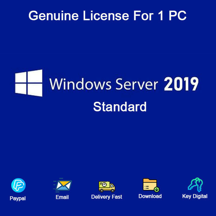 Windows Server 2019 Standard License Key Send By Email 2019 Software System